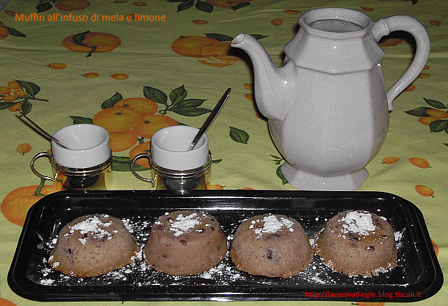 Muffin all’infuso di mela e limone