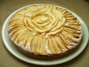 Torta di mele e mandorle