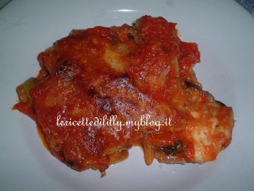 parmigiana di melanzane alla leccese