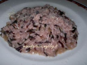 la ricetta del risotto al radicchio