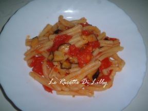 pasta con sugo estivo di melanzane