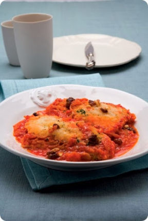 Baccalà alla parmigiana.