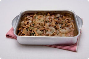 Camoscio con polenta.