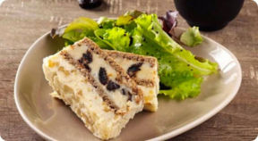 Terrina di gorgonzola e brie.