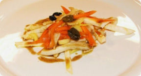 Seppie in insalata di sedano.