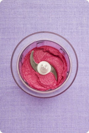 "Lecca lecca" di radicchio e barbabietola.
