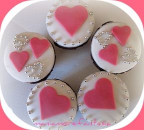 Cupcakes al cioccolato… (S. Valentino in anticipo!)