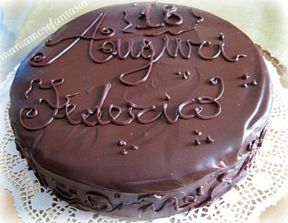 Torta pistacchio e mousse al cioccolato di Cran