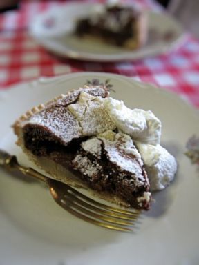 Delizia al cioccolato e pere