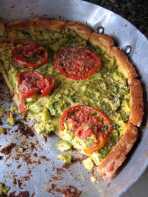 Quel che ne rimane della torta di pane e zucchine ..