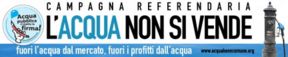 Referendum acqua pubblica: in un solo giorno raccolte 100 mila firme