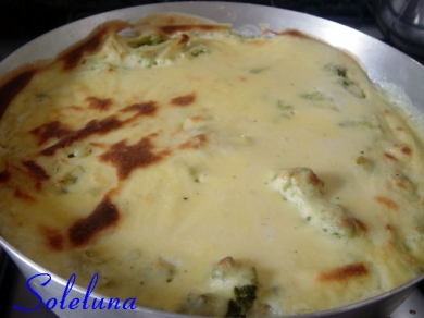 PATATE E BROCCOLI CON CREMA DI EMMENTAL