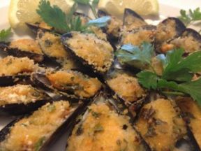 Cozze gratinate