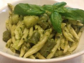 Trofie al pesto ricco