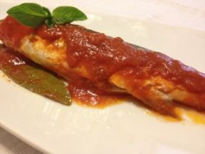 Muggine in rosso