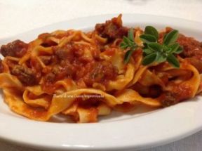 Fettuccine al ragù di cinghiale