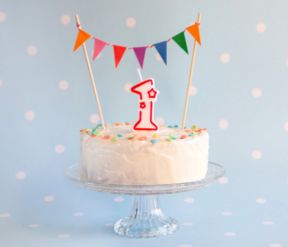 La torta del primo compleanno