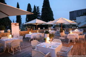 Cena a 4 Mani @Ristorante La Terrazza Segreta del Villa Eden Luxury Resort – Gardone Riviera (BS) – Resident chef Peter Oberrauch, Guest chef Antonio Danise