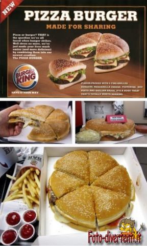Mangiamolo strano: Pizzaburger