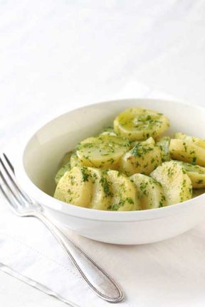 Patate con salsa (molto) verde
