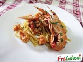 LINGUINE CON SCAMPI