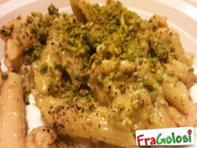 PASTA CON PISTACCHI E GAMBERI