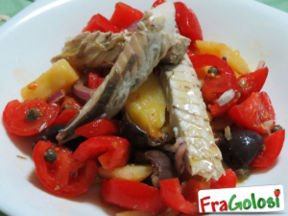INSALATA ALLA PANTESCA CON SGOMBRI