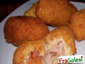 CROCCHETTE CON PROSCIUTTO E FORMAGGIO BIMBY