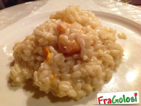 RISOTTO CON GAMBERETTI AL PROFUMO DI ARANCIA