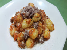 GNOCCHI ZUCCA E SALSICCIA