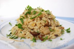 Ricetta Risotto funghi e nocciole