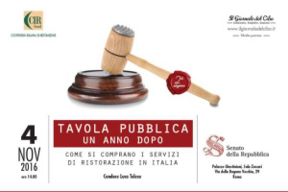 Tavola Pubblica: un anno dopo a Roma