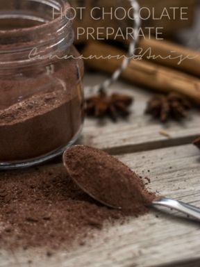 Preparato per cioccolata calda cannella e anice