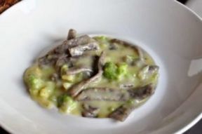 Pizzoccheri con cavolfiore romanesco e Gorgonzola DOP Bollo Nero