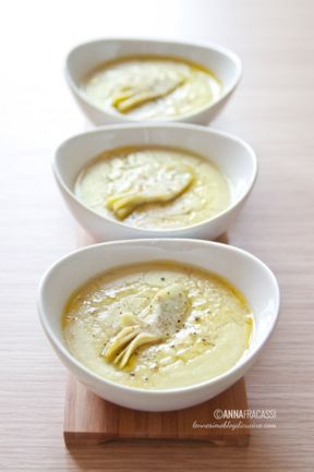 Crema di carciofi al miele