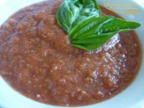 Passata di pomodoro con le verdure