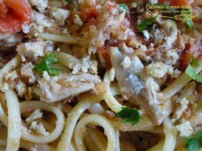 Linguine con alici e mollica tostata alla siciliana