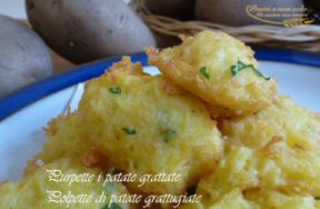 Purpette i patate grattate-Polpette di patate grattugiate