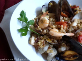 Fregola sarda ai frutti di mare