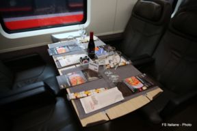 Il ristorante sale a bordo del Frecciarossa