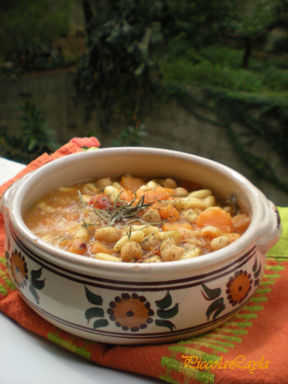 Cavatelli Pugliesi con Ceci e Zucca