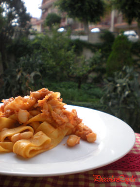 Pappardelle con Verza e Cannellini