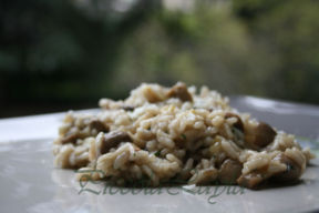 Il profumo del …. Risotto con funghi Porcini e Castelmagno