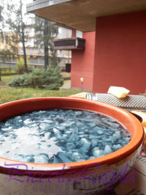 Zuppa di Broccolo Viola e Pecorino