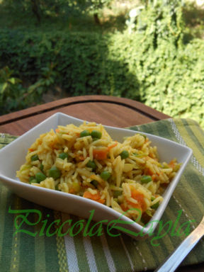 Riso basmati al Curry con Verdure allo Zenzero