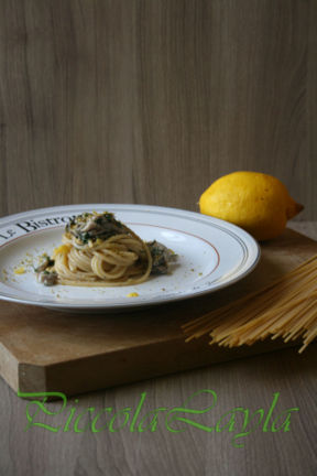 Spaghetti con Sarde e Pistacchi di Bronte