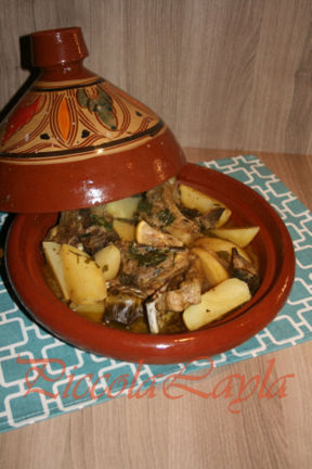 Tajine di Agnello con Patate e Carciofi