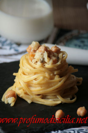 Linguine con Baccalà e Ceci una cremosa scoperta