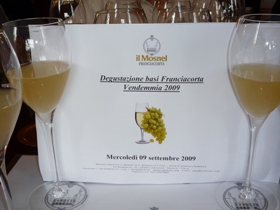 Prima degustazione basi Franciacorta 2009