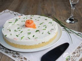 Cheesecake salata al Salmone